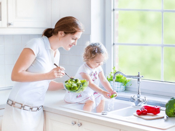 dùng nước lọc để nấu ăn