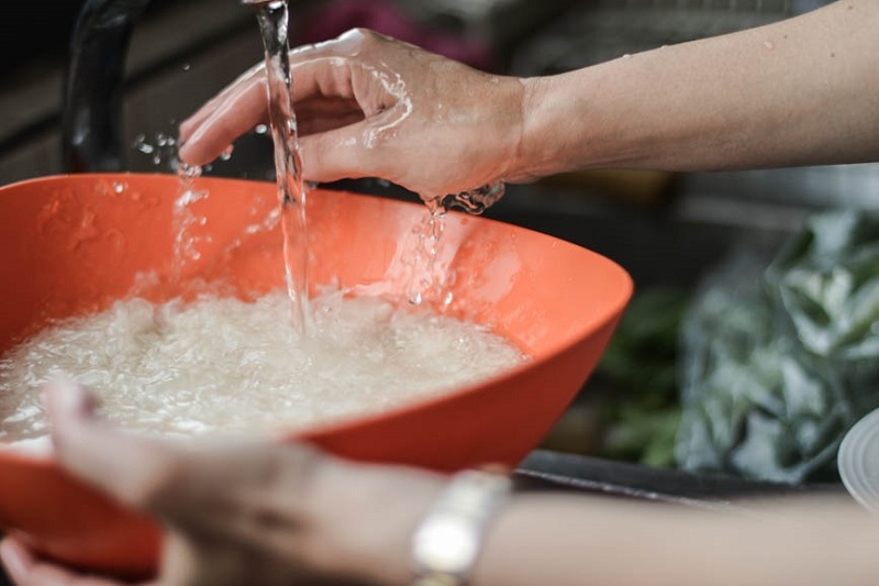 dùng nước lọc để nấu ăn