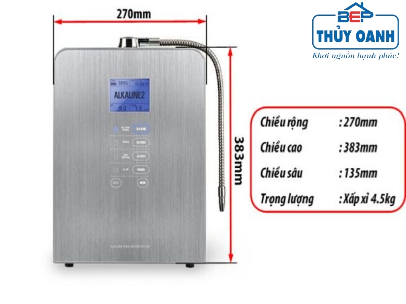 kích thước máy lọc nước